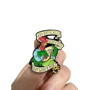Rooster from Robin Hood Oo-De-Lally Golly What A Day Enamel Pin